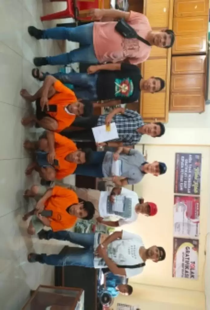 Polres Langkat Amankan Tiga Pepaku Penipuan  Online