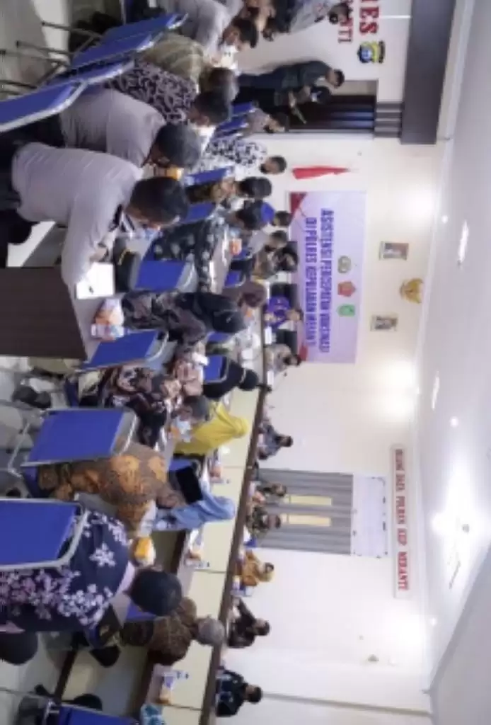 Ditpolairud Polda Riau Pimpin Rakor Akselerasi Vaksinasi di 'Kota Sagu'