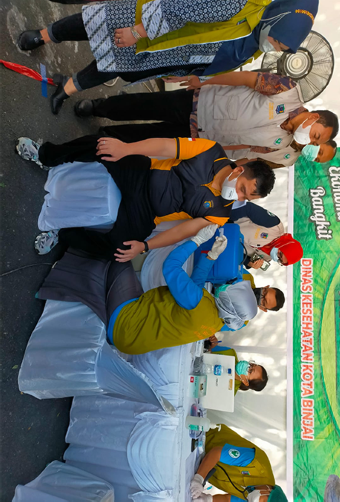 Pemko Binjai Launching Vaksin Bosster