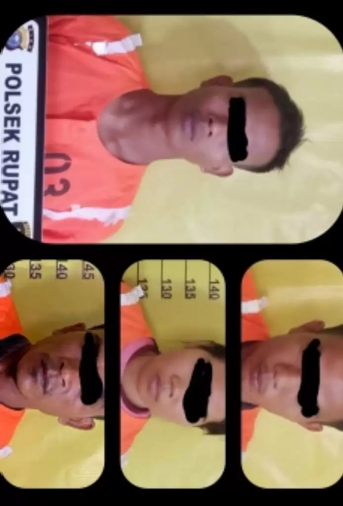 Gegara Sabu Tiga Pria dan Satu Perempuan Diborgol Polsek Rupat