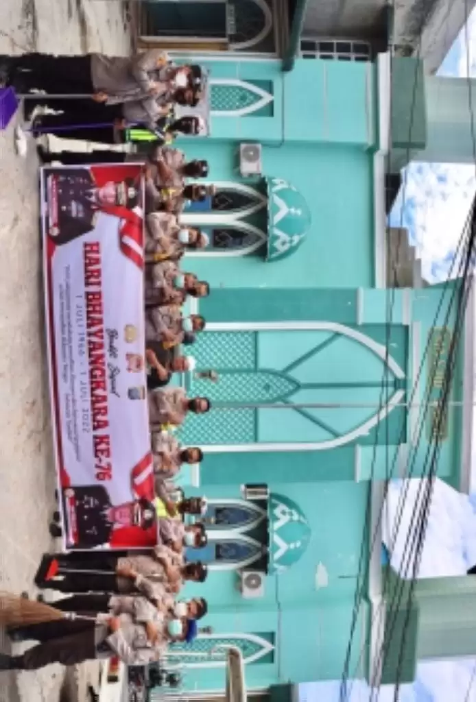 Polres Tanjungbalai Bersihkan Rumah Ibadah