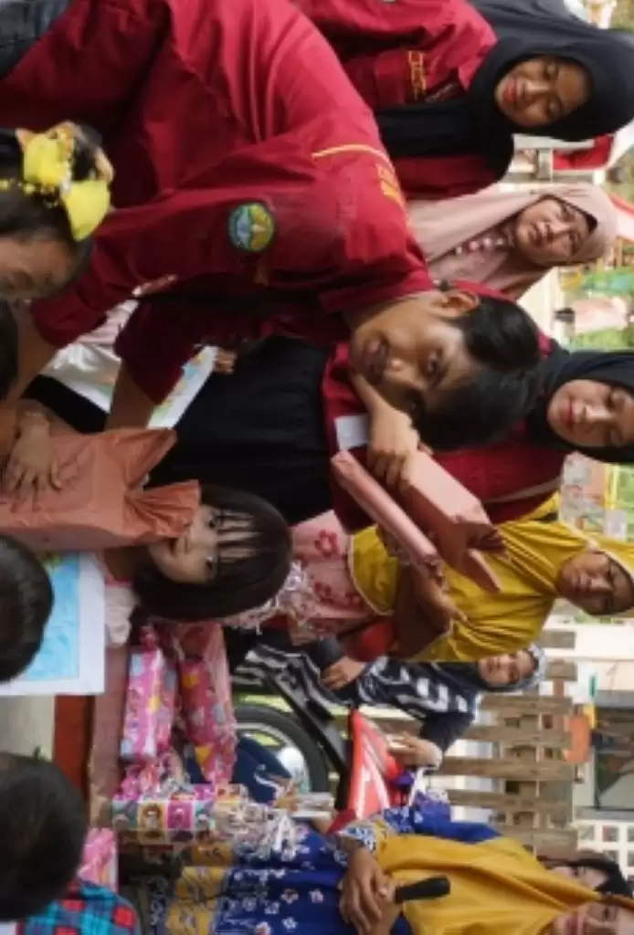 Kukerta UNRI Taja Lomba Mewarnai TK dan PAUD di Desa Tanjung Medang
