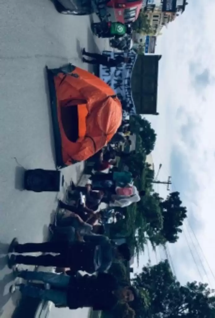Mahasiswa Blokade Jalan, Minta Kapolres  Usut Mafia Perumahan Medan Estate