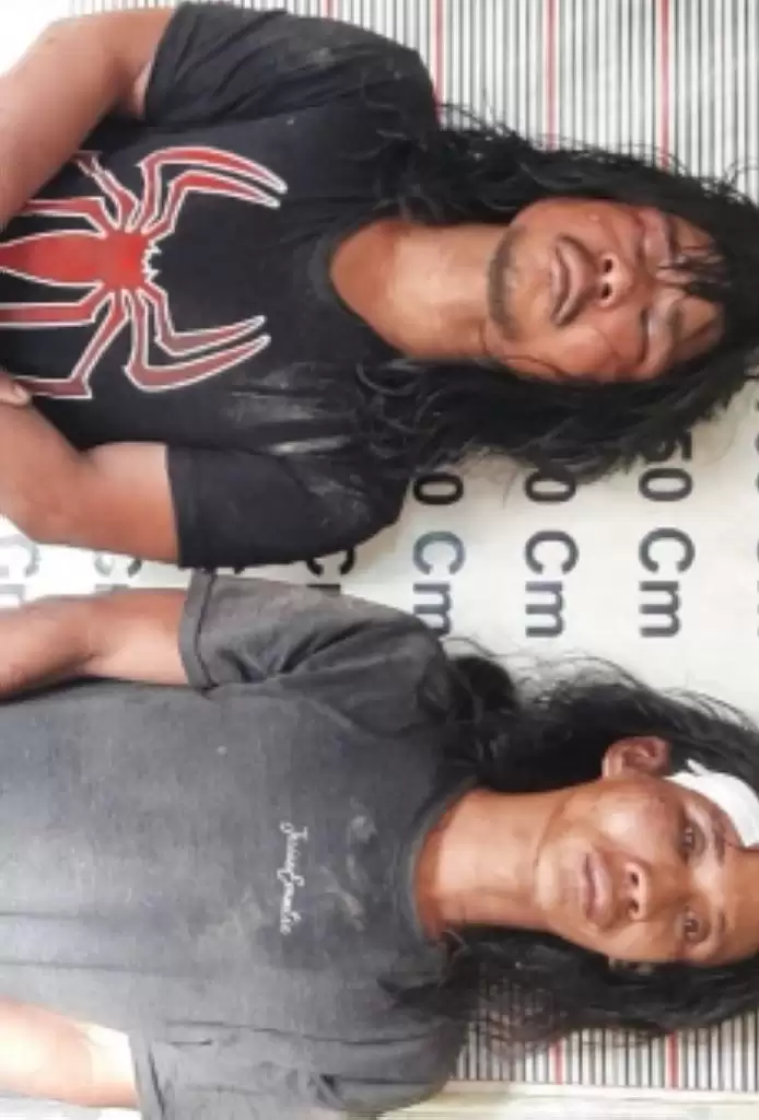 Nasib 2 Pencuri Lembu ! Wajah Bonyok Kreta Hancur, Untung Gak Dibakar