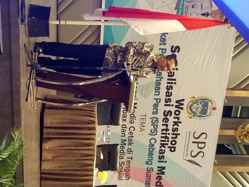Plt Kadis Kominfo Ilyas Sitorus Buka Workshop SPS