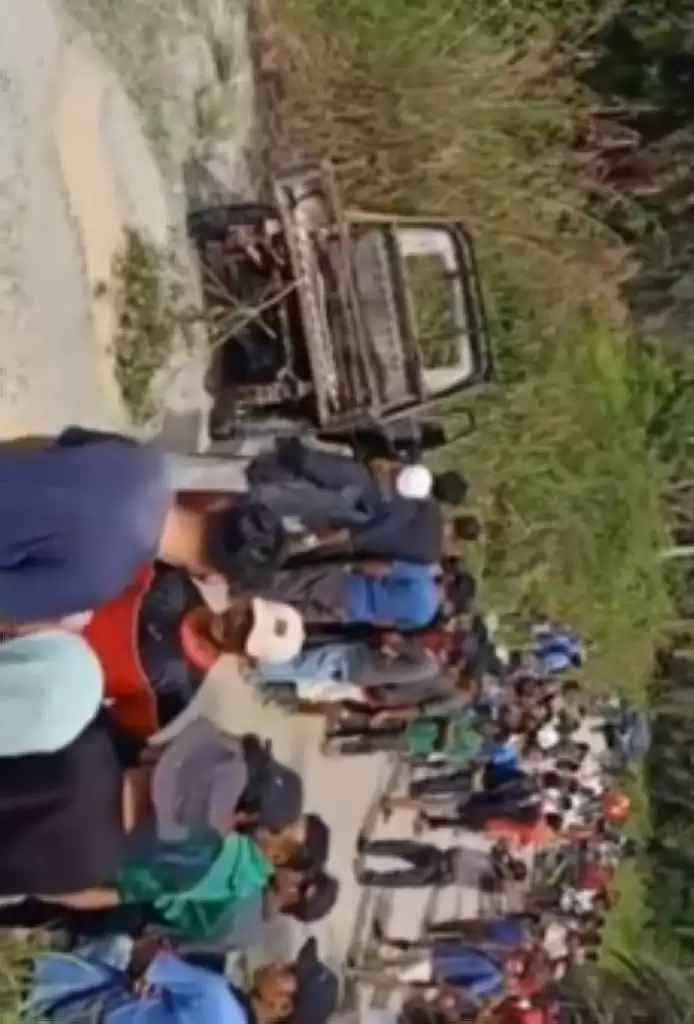 Alamak.., Warga Talang Muandau Ditemukan Tewas Terpanggang Dalam Mobil Pick Up