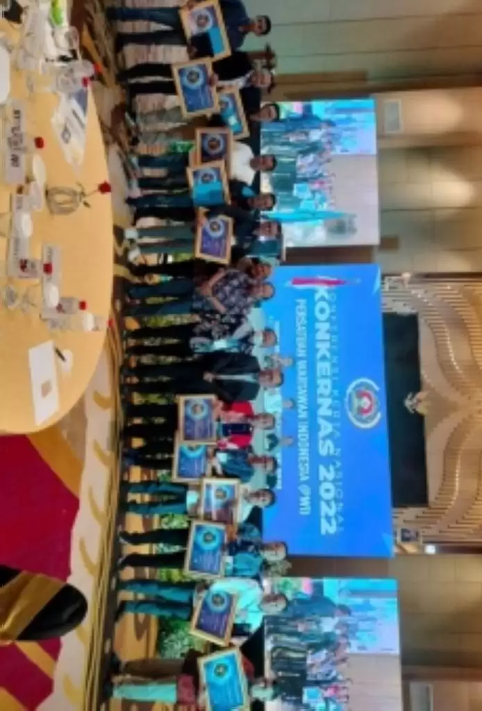 PWI Sumut Raih  Penghargaan Kategori  Penyelenggara UKW Terbanyak