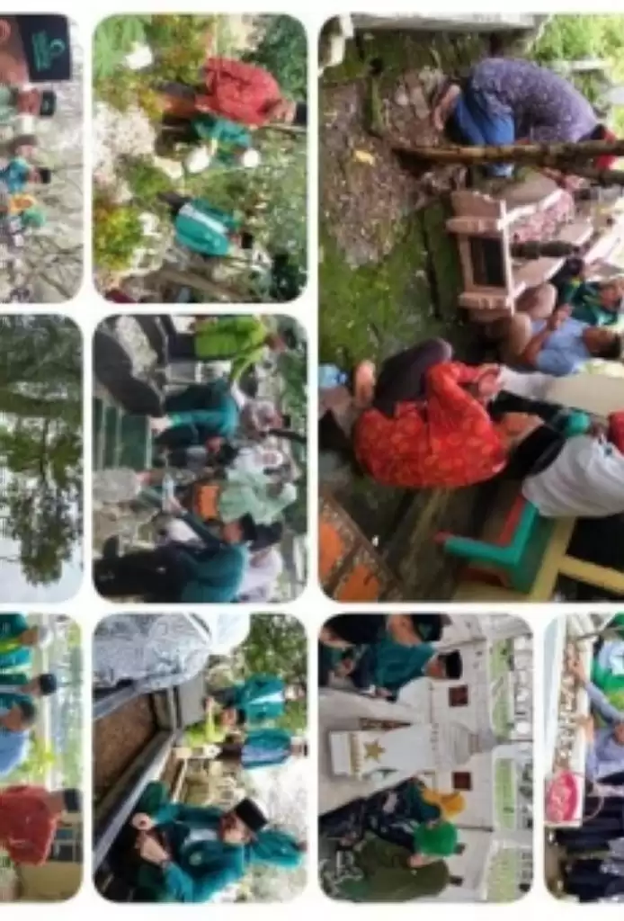 Pengurus dan Kader Tebas Hujan Demi Ziarah ke Makam Pendiri Al Washliyah