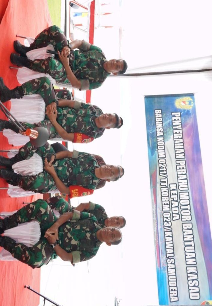 Perahu Motor Dari Kasad Untuk Babinsa Pulau Mursala