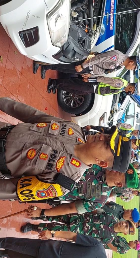 Personil Polres Langkat Dikerahkan Amankan Nataru