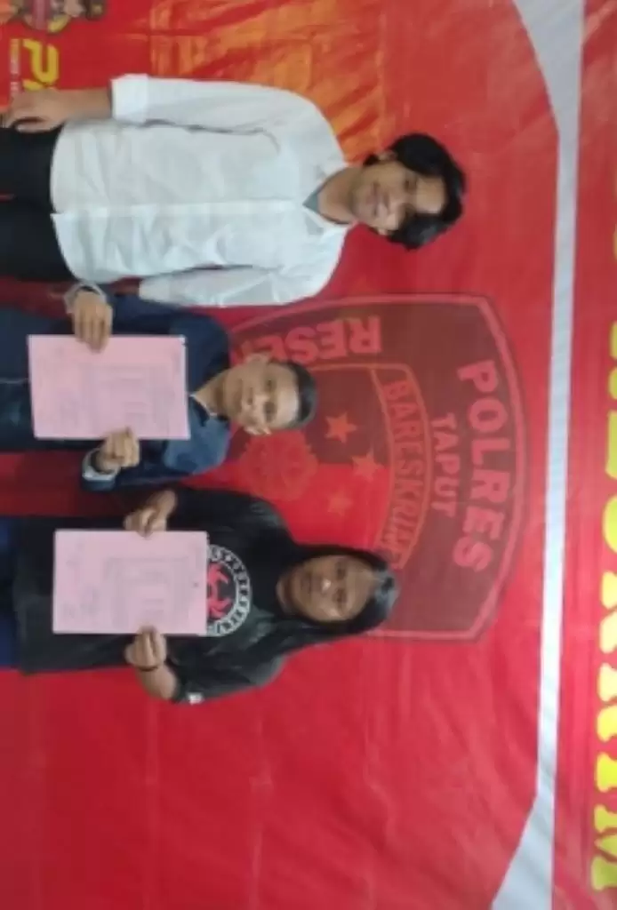 Sat Reskrim Polres Taput Tangkap Dua Penjual Togel, Sang Bandar Masih Diburu