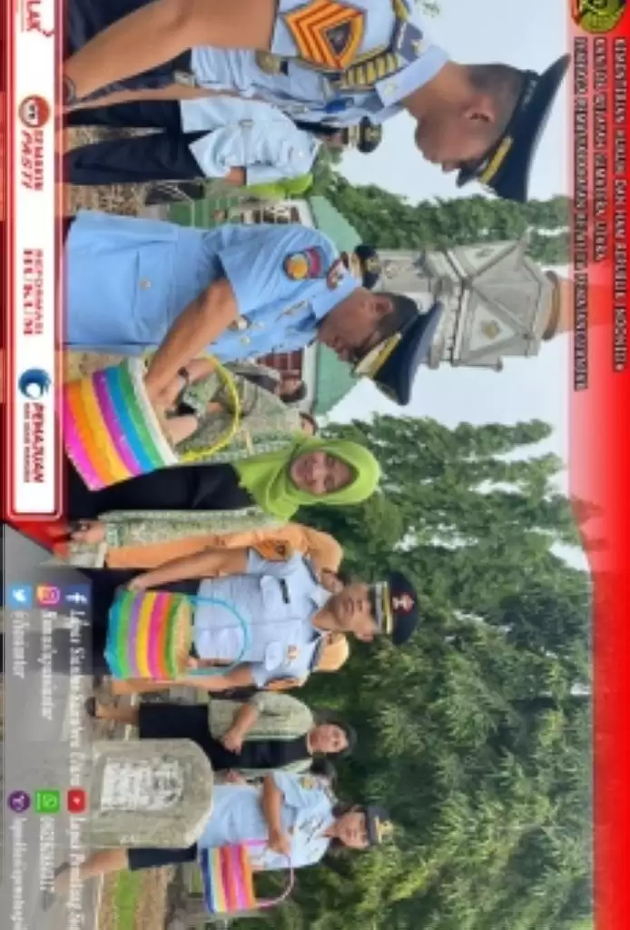 Hut PAS ke 59, Lapas Siantar dan Lapas Narkotika Raya Tabur Bunga Bersama di Makam Pahlawan