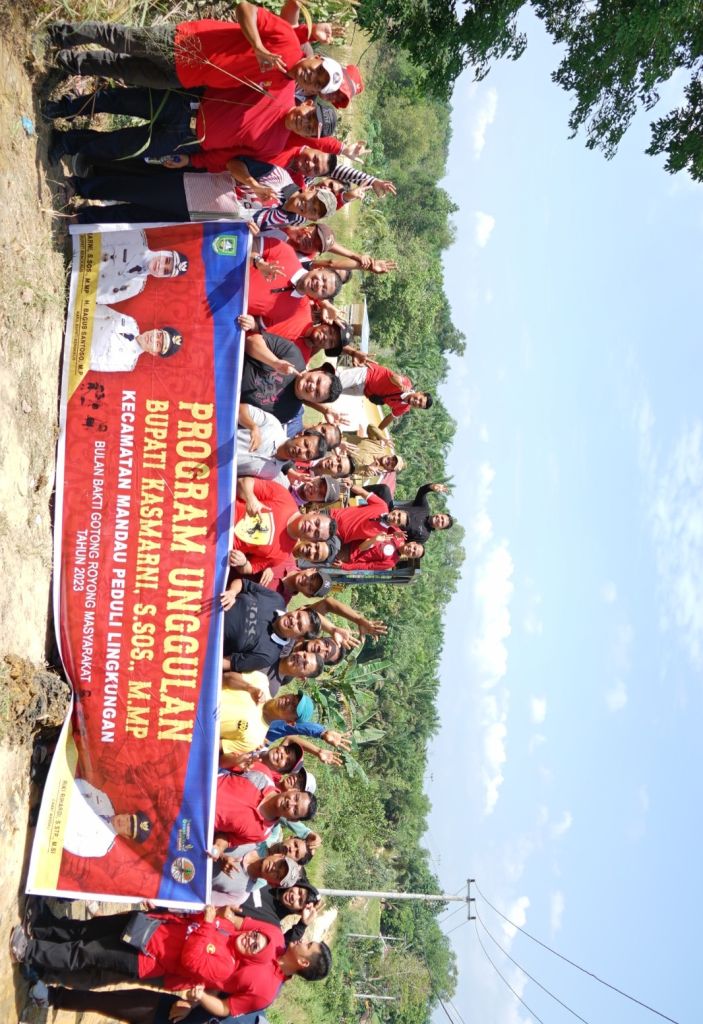 Goro di Pematang Pudu, Camat Mandau: KIta Jaga Selalu Kekompakan Kedepan