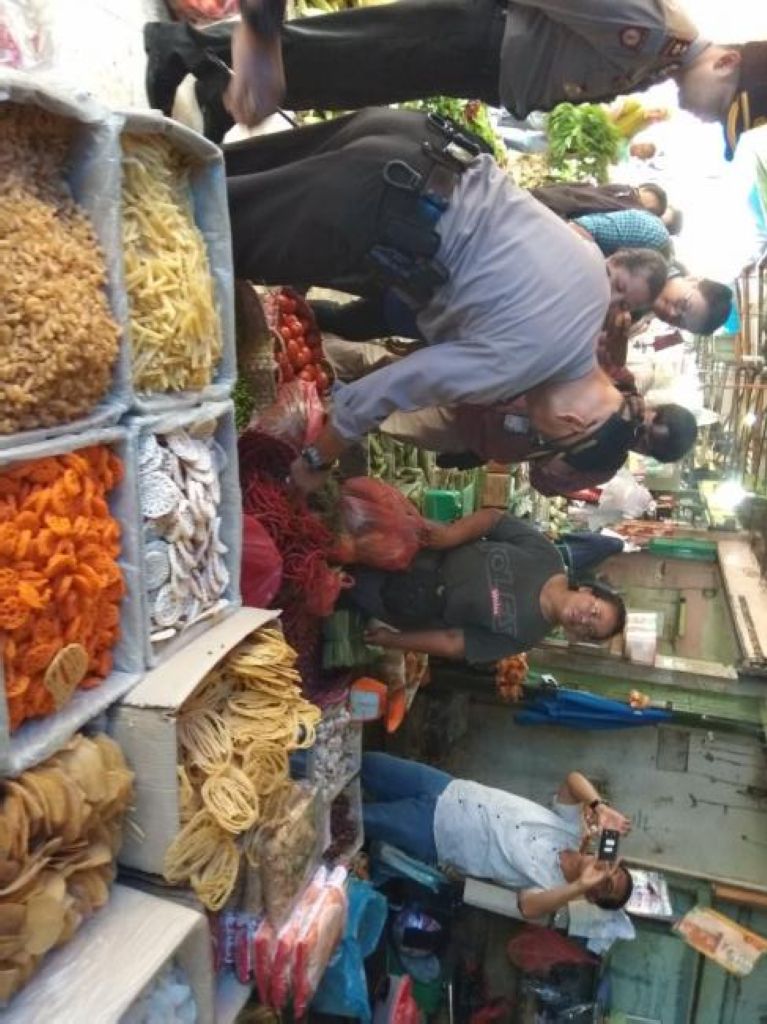 Polresta Pekanbaru Sidak Harga Sembako di Pasar