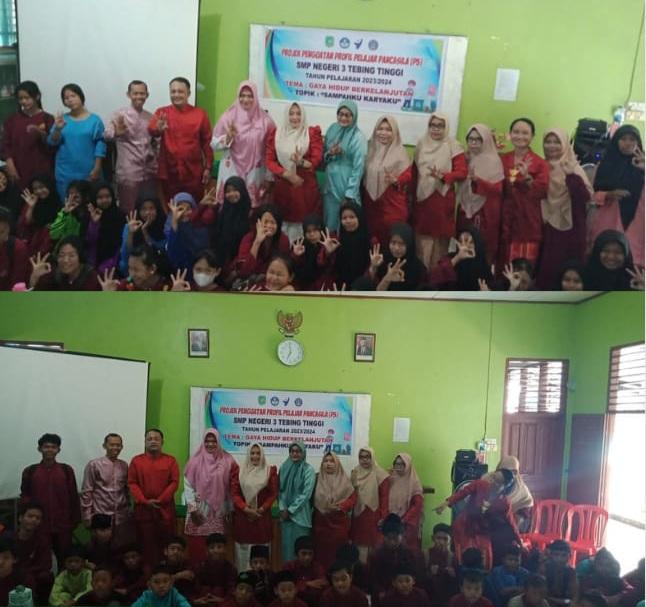 DPKLH Meranti Masuk Sekolah Sosialisasi Cara Pengurangan Sampah