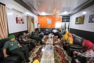 Terima Kunjungan Dandim 0303, H Asmar: Dukung Pembangunan Unsur TNI