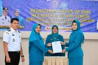 Pelantikan Ketua TP. PKK Kecamatan Binjai Timur