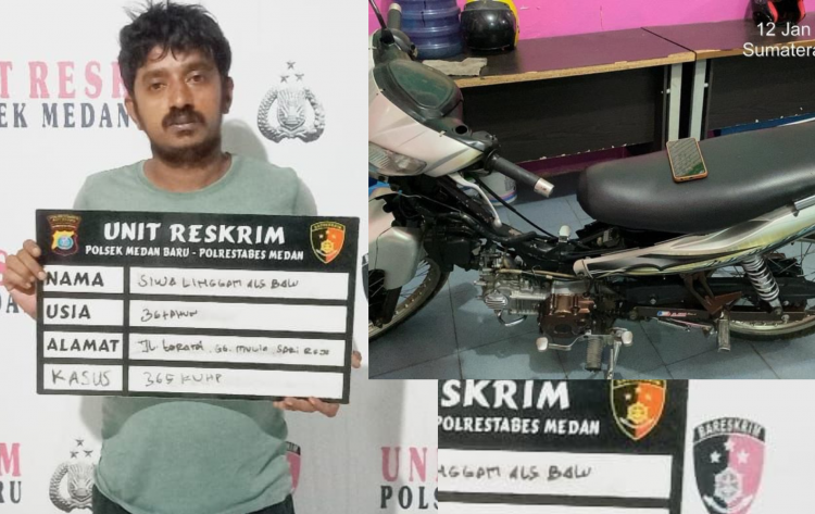 Meresahkan Masyarakat, Polsek Medan Baru Tembak Kaki Perampok, Kapolsek : Pelaku Ada 3 LP