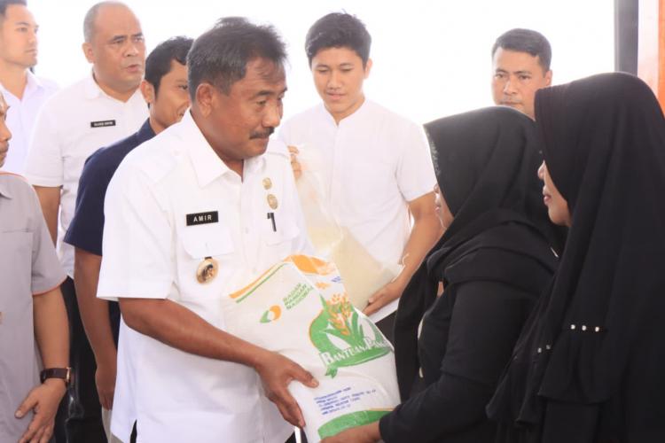 Pemko Binjai Salurkan Bantuan Pangan Beras