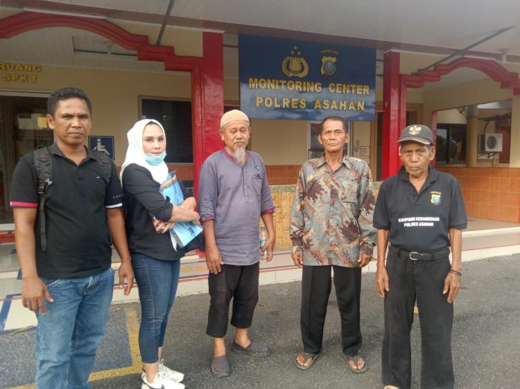 Miliki 21 SMH Lahan 40 Hektare, Oknum Polisi Polsek Bandar Pulau Dilaporkan ke Polres Asahan