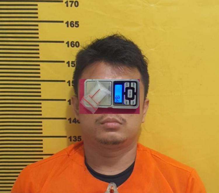 Pengedar Sabu dan Daun Ganja Kering Dicokok Satresnarkoba Polres Bengkalis