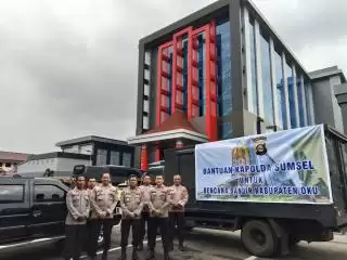 Ribuan Rumah hingga Kebun Warga Oku Terendam Banjir, Polda Sumsel Turun Tangan
