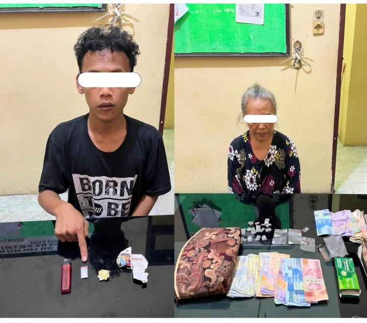 Nekat Jual Sabu, Nenek Ini Ditangkap di Warung KM 11 Koto Gasib Siak