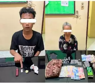 Nekat Jual Sabu, Nenek Ini Ditangkap di Warung KM 11 Koto Gasib Siak
