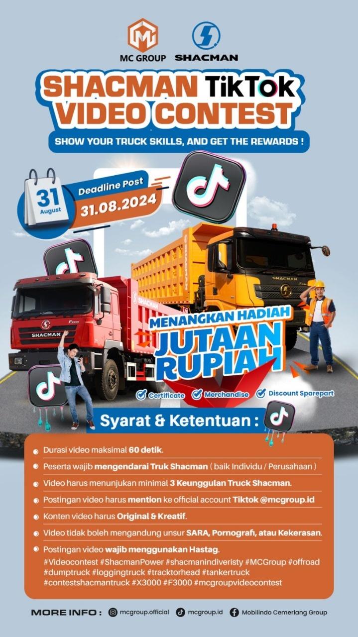 Berhadiah Jutaan Rupiah, MC Group Gelar Shacman Tiktok Video Contest