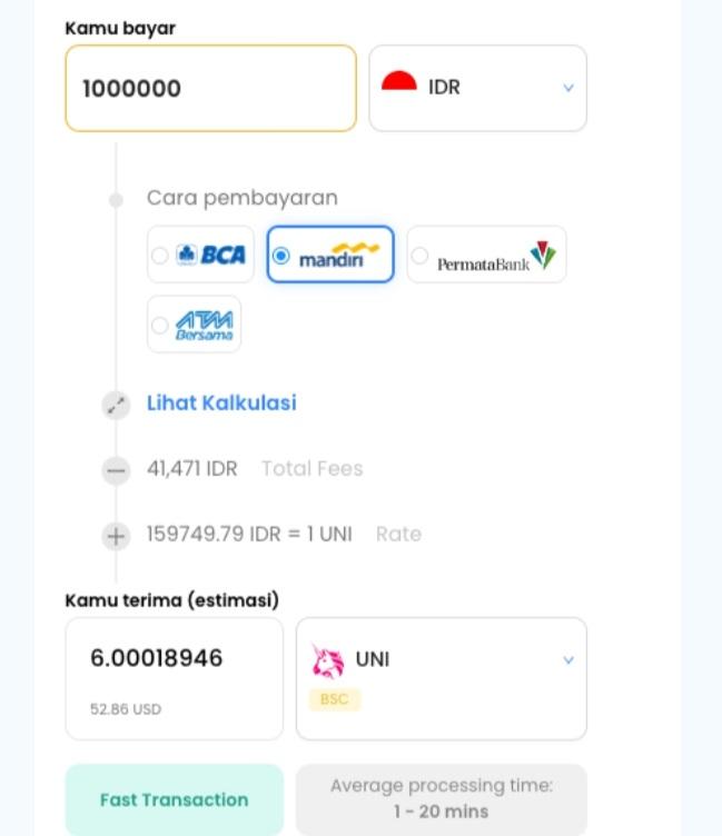 UNI Token di Jaringan BSC, Launching dari Beli Finance X Cryptowatch!