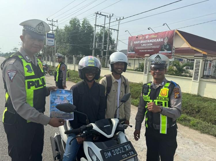 Hari Kedelapan Ops Patuh LK 2024, Polres Kepulauan Meranti Gencar Sosialisasi dan Gakkum