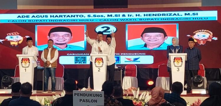 Debat Pilkada Inhu: Ade Hendrizal Terlihat Matang Atasi Infrastruktur Rusak, dan Kelola Kekayaan Alam