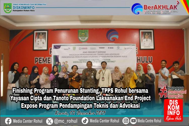 Kolaborasi Program Penurunan Stunting Finishing di Rokan Hulu