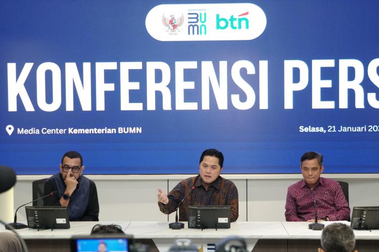 Demi Memenuhi Hak Rakyat, Menteri BUMN Minta BTN Tertibkan Developer Nakal Dalam Penyelesaian Sertifikat