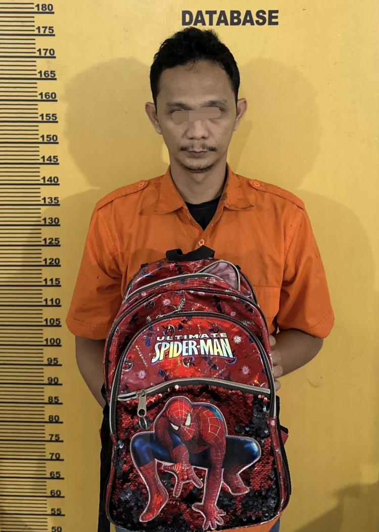 Resnarkoba Polres Inhu Ungkap Kasus Sabu Seberat 109,92 Gram Ngumpet di Tas 'Spidermen''