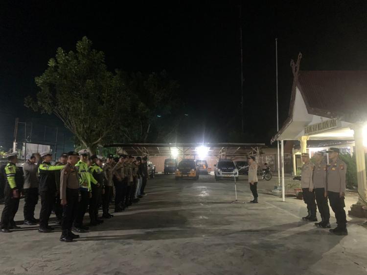 Gaskeun! Polres Kuansing Rutin Patroli Jaga Situasi Kamtibmas Meski Pilkada Telah Usai