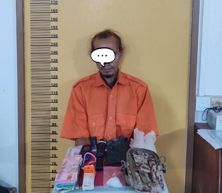 Pelaku Ditangkap, Resnarkoba Polres Inhu Gagalkan Peredaran Sabu Seberat 13,81 Gram