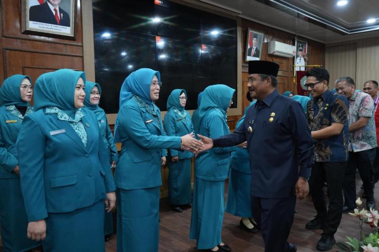 Pengurus Tim Penggerak  PKK Kota Binjai Masa Bakti 2025-2030 Dilantik
