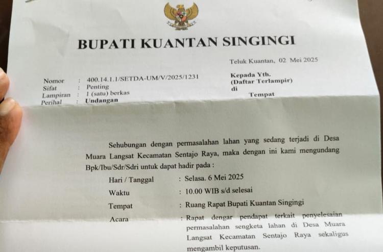Pemkab Kuansing Mediasi Konflik Lahan Sawit Masyarakat, Ini Penjelasan Kuasa Hukum