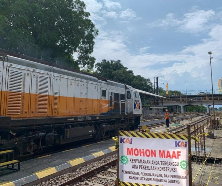 Pembangunan Stasiun Surabaya Gubeng Komitmen Peningkatan Layanan Transportasi Umum
