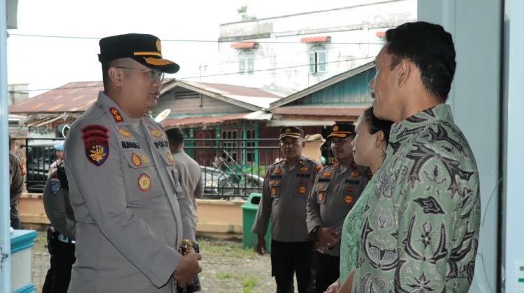 Kapolres Kepulauan Meranti Cek Pengamanan Ibadah di Hari Kenaikan Yesus Kristus di Sejumlah Gereja