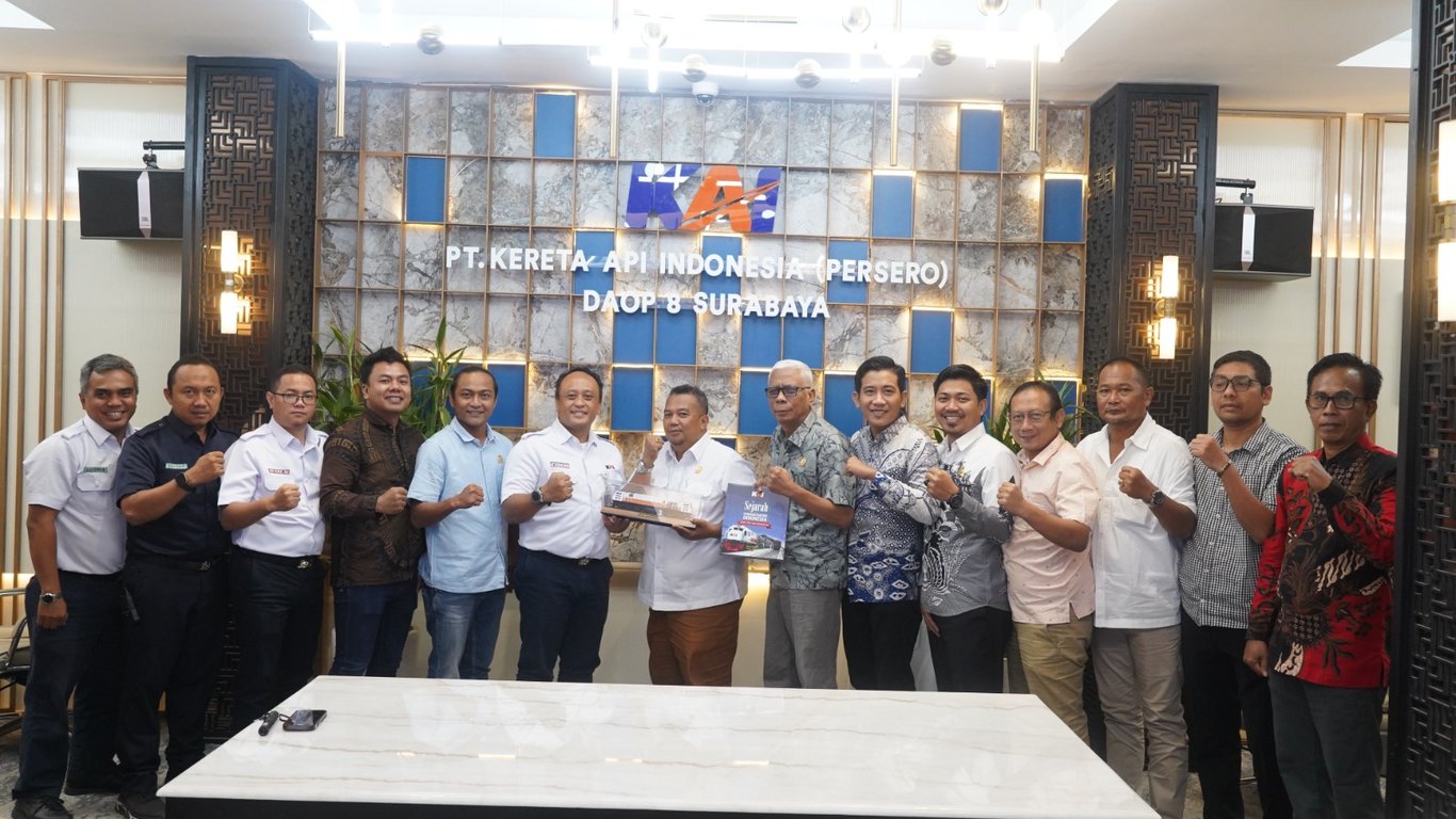 Sepakat! KAI Daop 8 Surabaya dan DPRD Lamongan Dukung Kemajuan Perkeretaapian di Lamongan