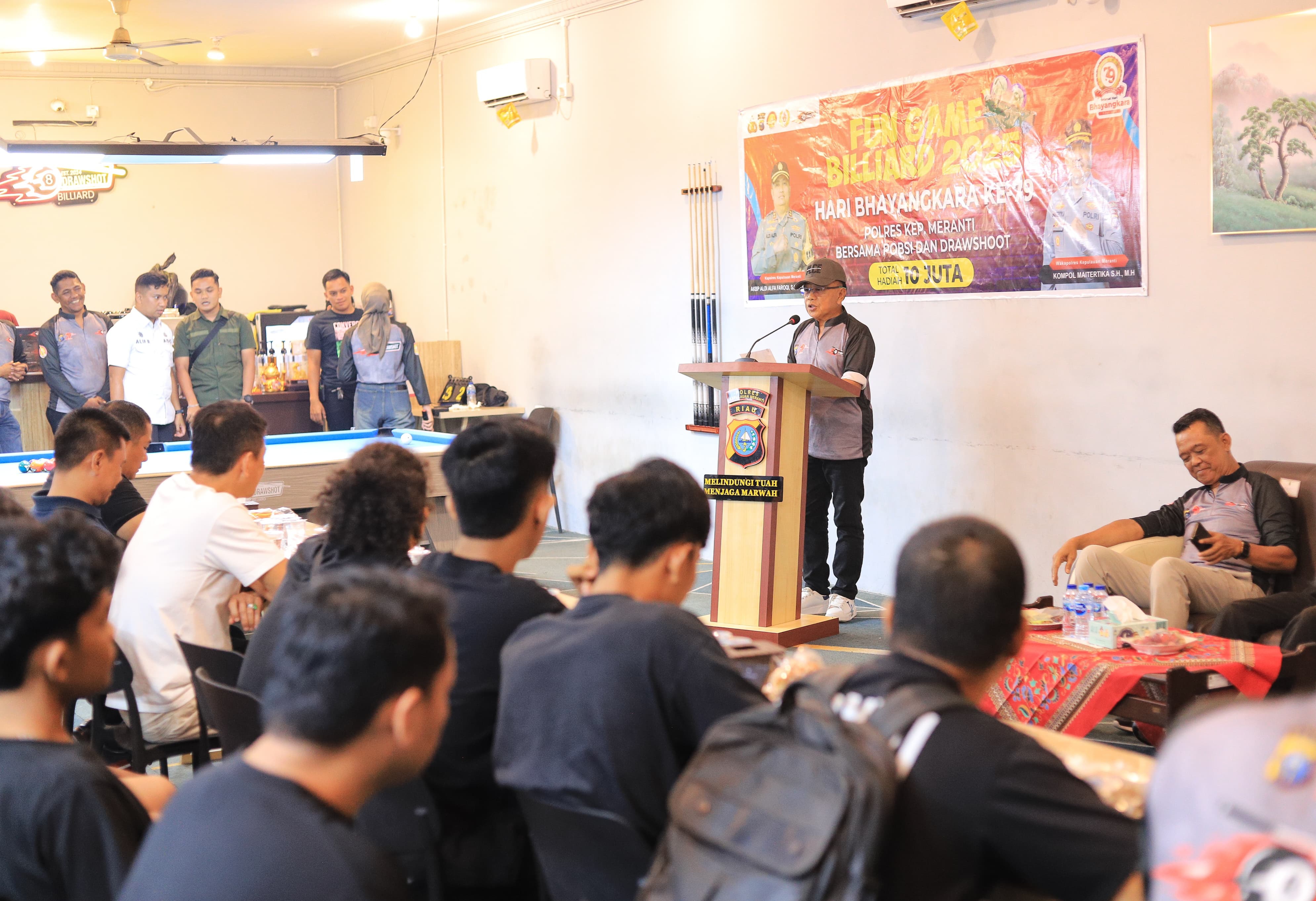 Fun Game Billiard 2025 Resmi Dibuka, H Asmar: Ajang Sportifitas dan Pencarian Bakat Atlet