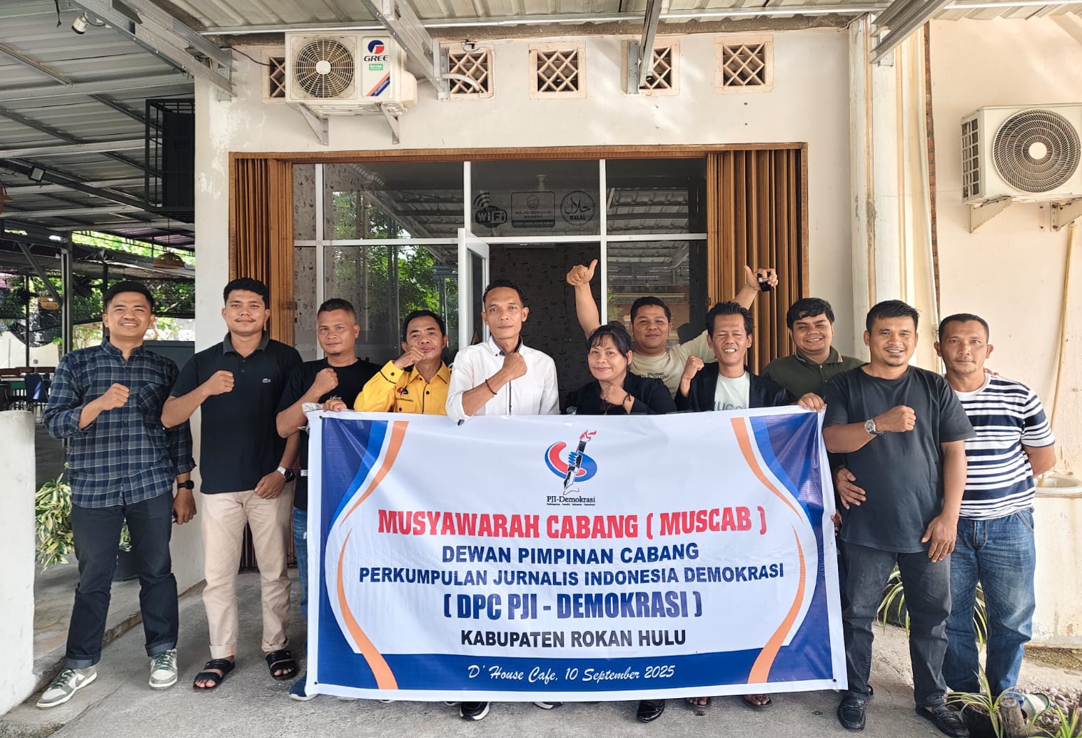 Terpilih Jadi Ketua DPC PJID Rohul, Sudirman Seru Wartawan Satukan Langkah