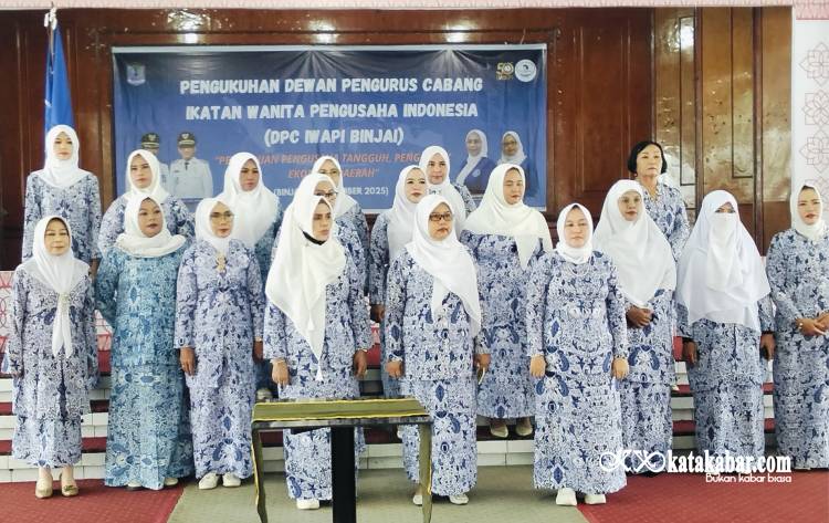 IWAPI Binjai Resmi Dilantik, Perempuan Pengusaha Siap Jadi Penopang Ekonomi Daerah