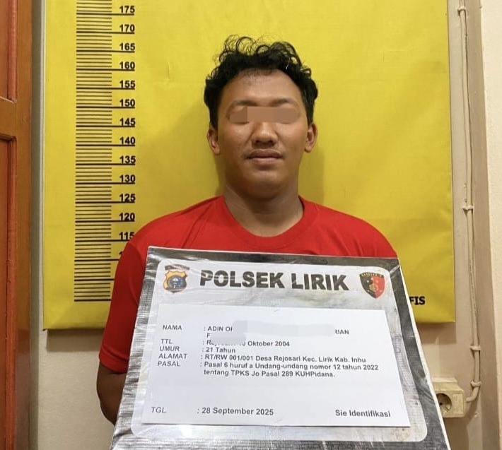 Sopir Perusahaan Swasta Begal Payudara Perawat Dicokok Polisi di Inhu