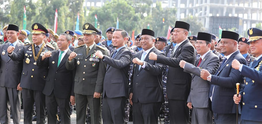 Upacara HUT ke 80 TNI di Pekanbaru, Anton: TNI Solid, Profesional, dan Dekat Rakyat Jaga NKRI