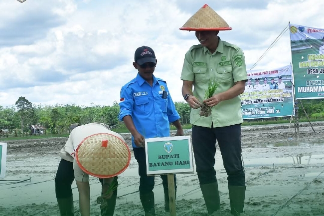 Bupati Fadhil Arief Ingin Masyarakat Perkuat Sektor Pangan