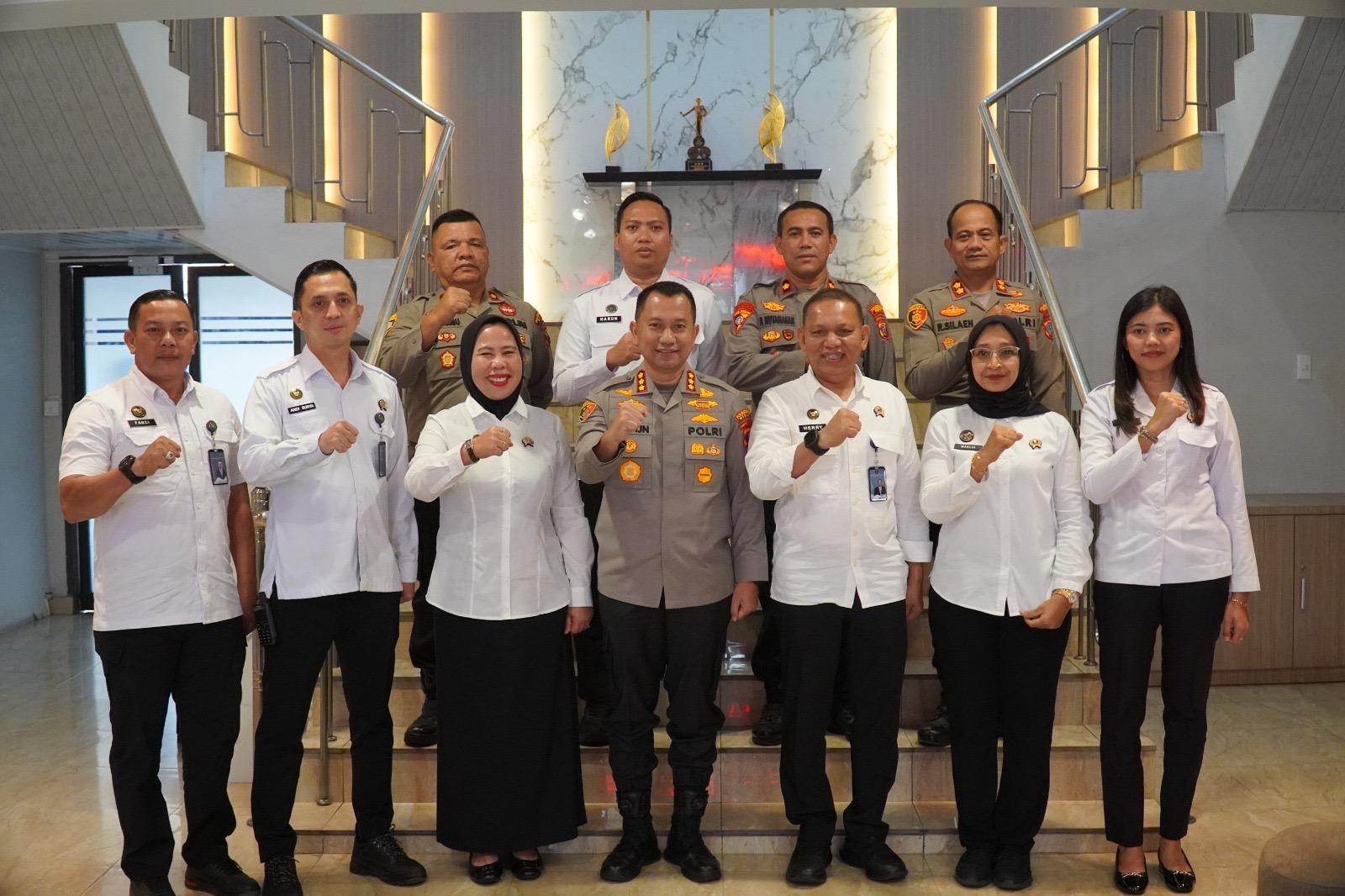 Perkuat Sinergi Penegakan Hukum, Kepala Rutan Medan Silaturahmi ke Polrestabes Medan