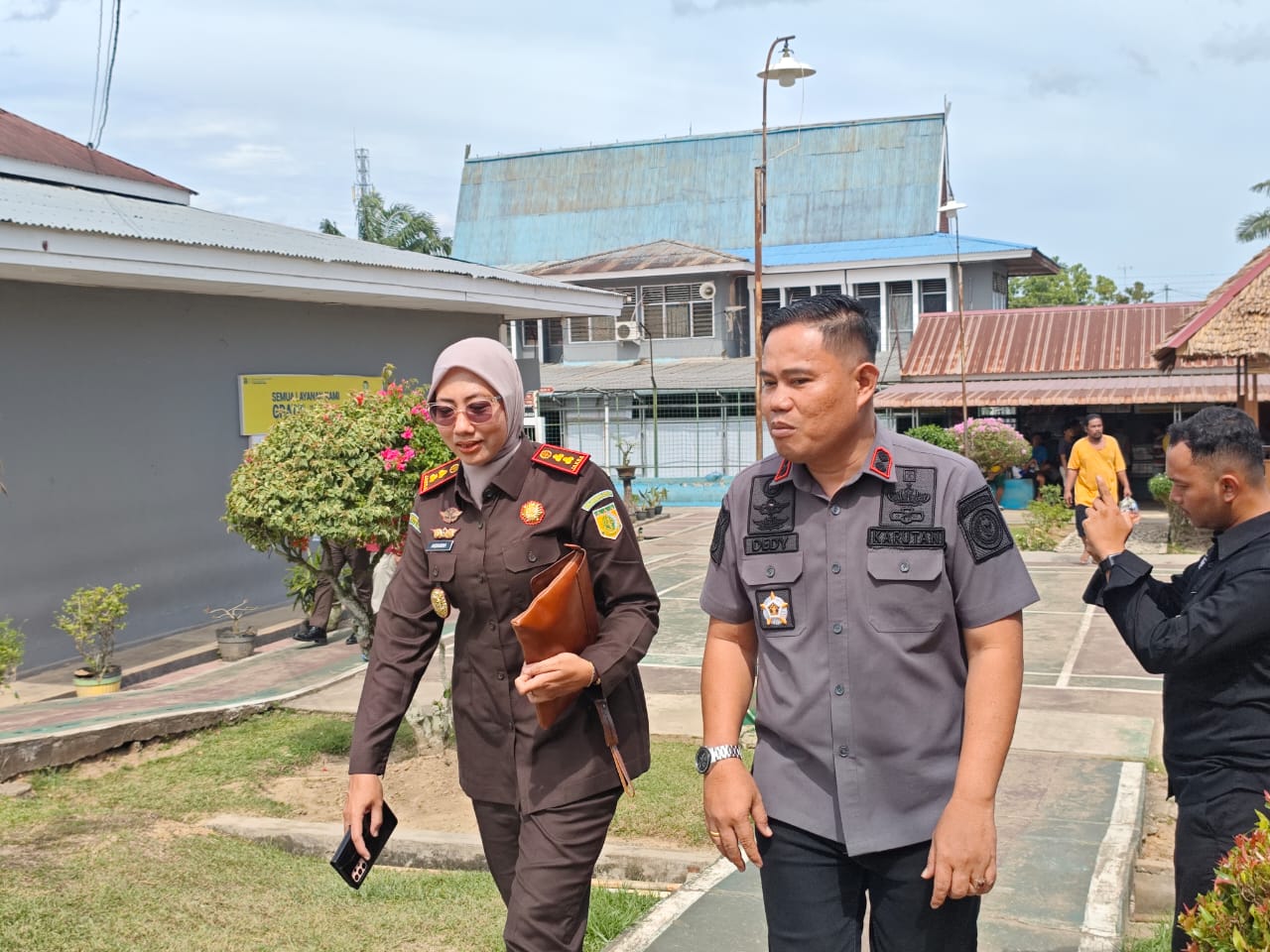 Kajari Inhu Silaturahmi dan Koordinasi ke Karutan Rengat